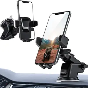 2023 Hot Sale Automatic Rotation 360 Degrees Car Phone Stand Car Phone Mount With Strong Sucker Cup Base