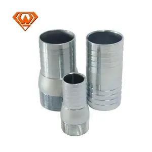 Trung Quốc bán buôn Nhà cung cấp thép threading <span class=keywords><strong>NPT</strong></span> chủ đề mạ kẽm Ống núm vú - Product Image 4