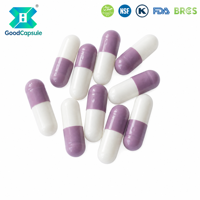Capsules dures HPMC d'origine végétale certifiées FDA, BRC, NSF, Halal, Kosher, sans BSE, sans TSE, sans OGM, à base de plantes, résistantes à l'humidité