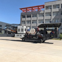 Concasseur à mâchoires puissant à haut rendement 110 kW CJ106 150-300 TPH Grande carrière Concasseur à mâchoires sur chenilles YMC106 Usine