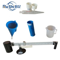 Aparato de Cono de Flujo para Viscosidad de Lodo, Kit de Prueba de Lodos, Viscosímetro de Embudo Marsh