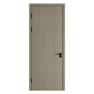 Porta interior luxuosa moderna da madeira maciça para apartamentos escritórios impermeável insonorizada com superfície terminada projetada para quartos - Product Image 3