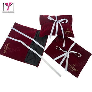Bolsa de terciopelo de lujo MUYANG 2026, gran venta, con cinta personalizable en varios colores - Product Image 2