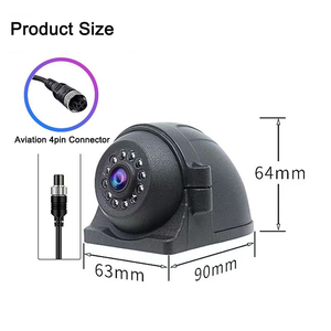 12V 24V AHD 720P/1080P phổ xe máy ảnh không thấm nước HD tầm nhìn ban đêm đầy đủ màu sắc bên màn hình cho xe tải xe buýt trường học RV - Product Image 5