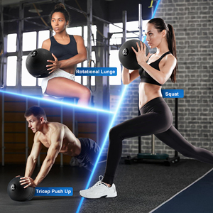 Ballon lesté anti-éclatement personnalisé pour l'entraînement <span class=keywords><strong>CrossFit</strong></span>, ballon médical de 2 kg à 100 kg pour la musculation et l'entraînement du tronc - Product Image 5