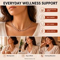 Joyería Magnética de Cobre Puro, Collar de Terapia Magnética con Diseño Floral Vintage, Fabricante de Joyería de Terapia Magnética Personalizada al por Mayor