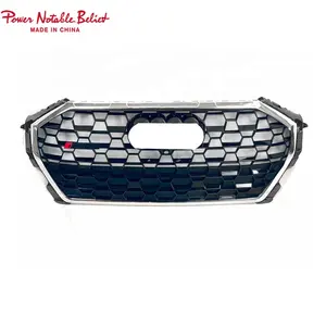 Ultimo Nuovo stile ABS auto grille per Audi Q3 radiatore a nido d'ape griglie paraurti anteriore grill RSQ3 telaio quattro di stile 2020 +