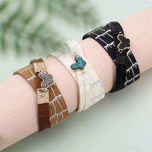 Cross <b>Leather</b> <b>Bracelet</b> Quick Lead Time Rust Proof Material Holiday Gift for Women Balanced Weight Distribution - Product Image 3