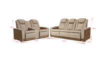 Canapé inclinable en similicuir, mobilier de salon en cuir synthétique, sièges abordables pour home cinéma