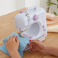 Machine à coudre électrique miniature multifonction FHSM-505A pour le cuir, la couture, la création de boutonnières, pour les tissus