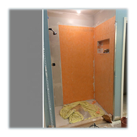 Membrane d'étanchéité synthétique pour toiture et sous-sol en polypropylène/polyéthylène, épaisseur 0,6 mm, pour carrelage de sol