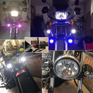 Lámpara LED <span class=keywords><strong>U7</strong></span> de 125W para Motocicletas, Interruptor Universal, Ojos de Ángel, Ojos de Demonio, Faro Delantero, Luz Antiniebla, Sistema de Iluminación para Motocicletas - Product Image 6