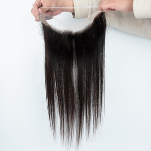 ท็อปเปอร์ผมแท้ 100% สีดำธรรมชาติจากโรงงาน ขนาด 12x2 นิ้ว พร้อม HD Lace Hairline  โซลูชั่นที่ดีที่สุดสำหรับปัญหาผมบางบริเวณไรผม สำหรับผู้หญิง - Product Image 4