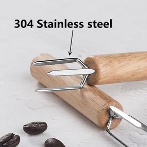 Distribuidor de Agujas para Café Espresso con Logotipo Personalizado OEM, Accesorios de <span class=keywords><strong>Barista</strong></span> de Madera y Acero Inoxidable, Herramientas de Café al por Mayor con Marca Privada - Product Image 5