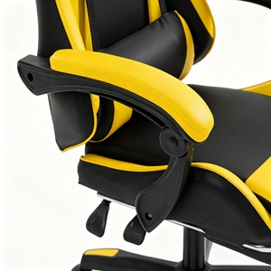 Sedia da Gaming OEM ODM con Poggiapiedi, Lussuosa ed Ergonomica, Reclinabile con Cuscino a Molle Insacchettate per E-Sports e Internet Cafe - Product Image 5