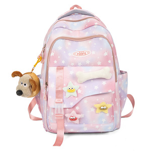 กระเป๋าเป้สะพายหลังสีสันสดใสสำหรับเด็กผู้หญิงวัยรุ่นนักเรียน - Product Image 3