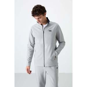 Conjunto Deportivo Air Jones para Hombre, Corte Estándar, Color Gris, Ropa Deportiva Cómoda de Mezcla de Poliéster, Viscosa y Elastano para Uso Diario - Product Image 3