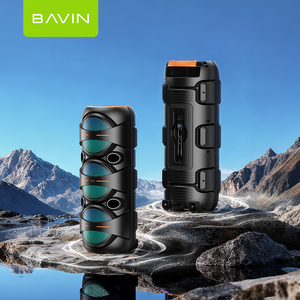BAVIN BM37, el Mejor Altavoz Portátil Inalámbrico <span class=keywords><strong>para</strong></span> Fiestas al Aire Libre con Bluetooth 5.3 y Micrófono Inalámbrico - Product Image 1