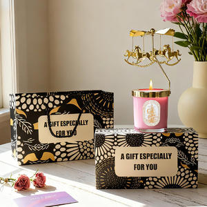 Juego de Caja de Regalo con Portavelas Giratorio de Aromaterapia Hecho a Mano 2026, Velas Aromáticas de Soya para Decoración Navideña del Hogar - Product Image 3