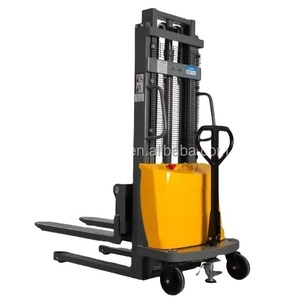 Penumpuk palet <span class=keywords><strong>Semi</strong></span> elektrik 1ton 3meter <span class=keywords><strong>Forklift</strong></span> susun harga murah - Product Image 1