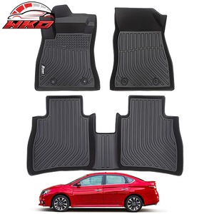 Tapis de sol pour Nissan Sentra 2013-2019, toutes saisons, 3D moulés, antidérapants, protection en tapis, TPE imperméable - Product Image 1