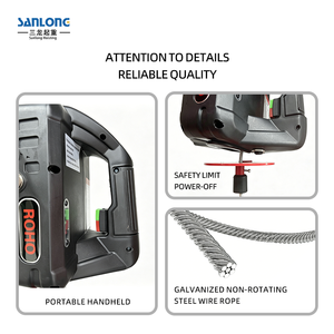 Treuil électrique portable 220V 500kg avec télécommande sans fil, mini treuil électrique à câble pour la levée de charges à domicile et dans <span class=keywords><strong>les</strong></span> restaurants - Product Image 2