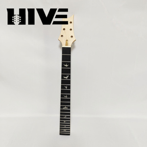 Manche de guitare électrique HIVE en érable naturel et palissandre avec marqueurs de position Swallow, 6 cordes, 22 frettes, type LP - Product Image 3