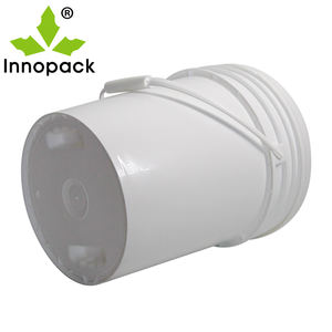 Cubo de plástico pintado de alta calidad 13L hecho en China logotipo personalizado - Product Image 2