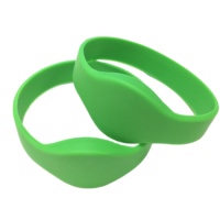Bracelet RFID 13,56 MHz en silicone NTAG213 Bracelet NFC