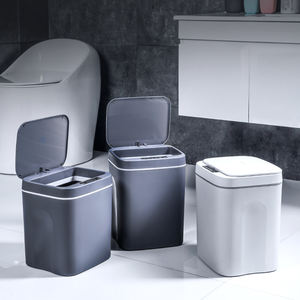 Indoor household kitchen recycle rubbish bin 12L 14L 16L hotel small plastic garbage dustbin Sensor Smart trash can