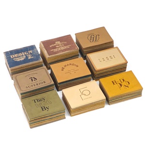 Étiquette en cuir personnalisée, rectangulaire, embossée, pour vêtements, écologique, découpée au laser, en cuir véritable, avec impression par transfert thermique - Product Image 2