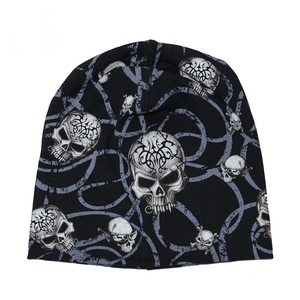 <span class=keywords><strong>Gorro</strong></span> de Invierno Largo para Mujer, Personalizado, de Jacquard con Diseño de Calavera, de Felpa, Acrílico, Cálido y Holgado - Product Image 6