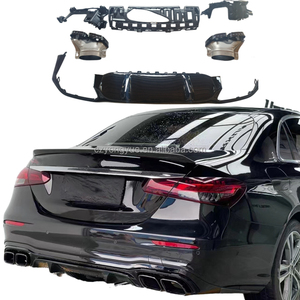 Diffuseur de pare-chocs arrière en fibre de carbone W213 Mise à niveau <span class=keywords><strong>E</strong></span> <span class=keywords><strong>53</strong></span> E53 E63 <span class=keywords><strong>AMG</strong></span> Diffuseur arrière pour <span class=keywords><strong>Mercedes</strong></span> Benz Classe <span class=keywords><strong>E</strong></span> W213 <span class=keywords><strong>2021</strong></span> 2022 2023 + - Product Image 1