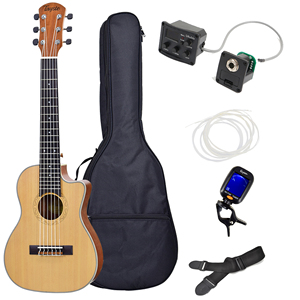 Kit <span class=keywords><strong>de</strong></span> guitarra <span class=keywords><strong>de</strong></span> 6 cuerdas <span class=keywords><strong>de</strong></span> 30 pulgadas con bolsa acolchada, pastilla, cuerda, sintonizador, correa, venta al por mayor - Product Image 1