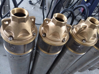Système de pompe submersible pour puits d'eau en acier inoxydable monophasé en gros