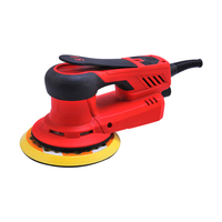 Lijadora Orbital Aleatoria Eléctrica para Automóviles, Pulidora de Esquinas para Trabajos en Madera, Lijadora con Cable de Velocidad Variable sin Escobillas para Acabado