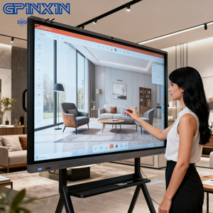 55 65 inch LCD tương tác tấm phẳng hiển thị cho các trường học & cuộc họp | bảng kỹ thuật số giá 75 85 86 98 100 110 inch kích cỡ - Product Image 1