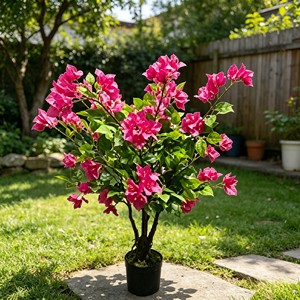 High Quality Real Touch <b>Artificial</b> Silk Bougainvillea <b>Trees</b> Durable Indoor Desktop Plants - Product Image 3