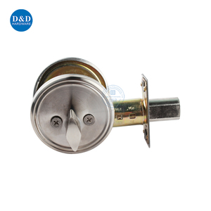 Tour de pouce de porte interne en acier inoxydable avec pêne dormant à serrure tubulaire à cylindre - Product Image 3