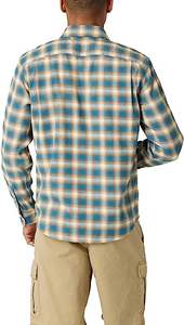 2023 Hot Plaid Colors Essentials <strong>Men's</strong> Long Sleeve Cotton Polyester Spandex OEM ODM Support Flannel Shirt - Product Image 4