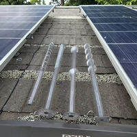Ancrages à vis hélicoïdales en acier au carbone galvanisé à chaud Baichuan pour fondations profondes et systèmes de montage solaire