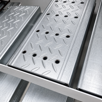 Plancher de chantier en structure métallique |   Pas de béton coulé |   Plancher en métal composite à haute résistance pour la construction