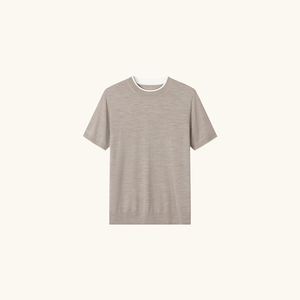 Camiseta Premium de Manga Larga para Hombre, de Algodón Mercerizado, Acabado con Amoníaco Líquido, Sin Arrugas, de Lujo, Básica y Personalizable - Product Image 4