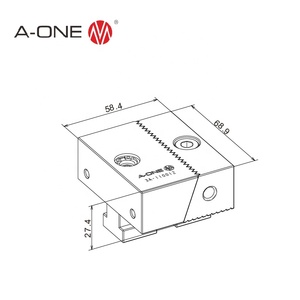 Bloc de serrage <span class=keywords><strong>Gerardi</strong></span> pour fixation sur fraiseuse CNC 3A-110012 - Product Image 2