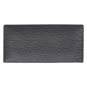 <span class=keywords><strong>Plateau</strong></span> <span class=keywords><strong>de</strong></span> service rectangulaire en porcelaine <span class=keywords><strong>de</strong></span> style Japandi, écologique, noir et blanc, pour restaurant - Vaisselle - Product Image 5