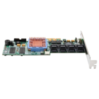 Carte de contrôle IOP333, puce PCIe X4, interface 8 ports internes, 300 mo/s, SATA, 128 mo de cache, pièces d'ordinateur EX8350
