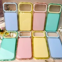 Coque de téléphone transparente effet gelée pour iPhone 18 Pro Max 17 Air 15 14 Plus 13 12 16 Pro Max, protection antichoc pour appareil photo