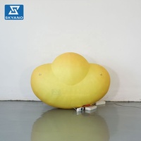 Modèle de lingot d'or gonflable géant personnalisé pour la décoration publicitaire de festival