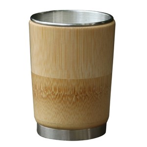 Vaso Térmico de Acero Inoxidable 304 de Doble Capa, 200 ml, con Revestimiento de Bambú, para Cerveza, Bebidas y Barbacoa - Product Image 5