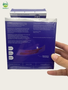 New Launch Sensitive Free Bright Purple Smile Advanced Organic Non-Peroxide Formula <b>Minty</b> Custom Teeth Whitening Strips Teeth - Product Image 6